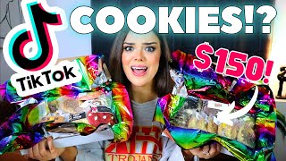 I BOUGHT $150 of TIKTOK COOKIES!? | Tasting & Rating TikTok COOKIES!