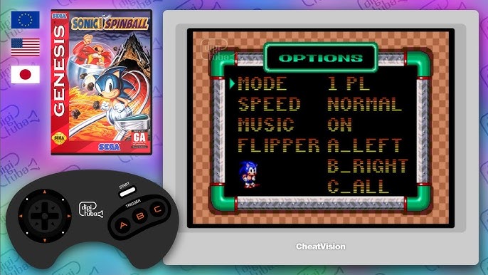 Sonic The Hedgehog 2 cheat for Mega Drive/Genesis - Level Select (with save  state for emulators) 