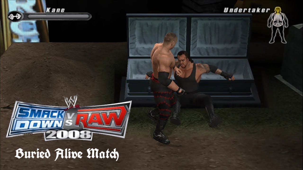 Kane Vs Undertaker Buried Alive Svr 2008 Ps2 Difficulty Legend