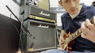 Marshall 1988 Jcm 10050W Jubilee Head Model Serial W19115 With Jcm800 2X12 Cab Model