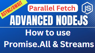 How to use Promise.All & Streams in Nodejs Asynchronous Programming || File Downloading Parallel