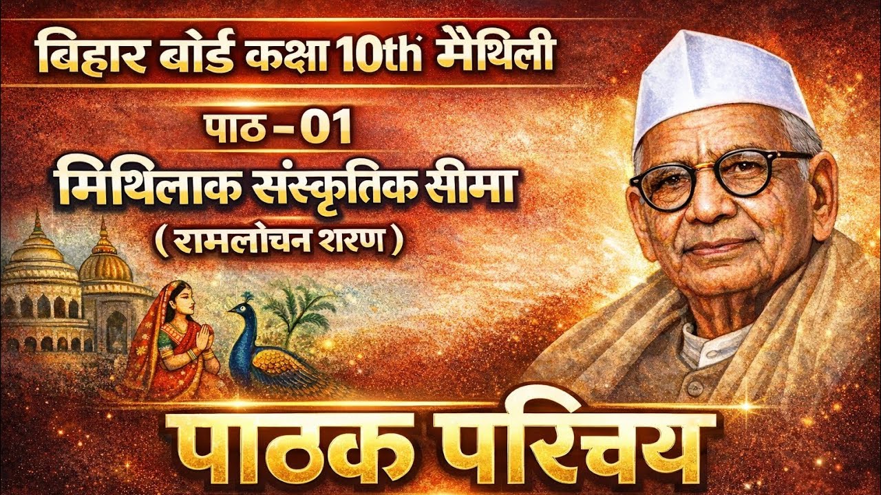 #10th_bseb_mathili_ch-01_मिथिलाक_सांस्कृतिक_सीमा_(रामलोचन_सारण)_पाठक_प्रोश्नोत्तर 