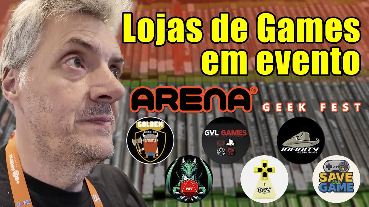 Tiozão visitou as lojas de games na Arena Geek 2026