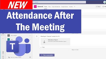 How to Download Attendance in Microsoft Teams After The Meeting | Get Attendance After the Meeting