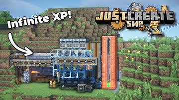 I Built An Infinite XP Farm In Minecraft Create Mod! | Just Create