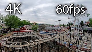 Mad Mouse front seat on-ride 4K POV @60fps Little Amerricka