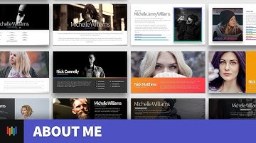 About Me. Resume, Profile PowerPoint Templates