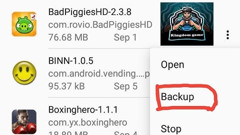 How to backup app in Es file manager | File explorer