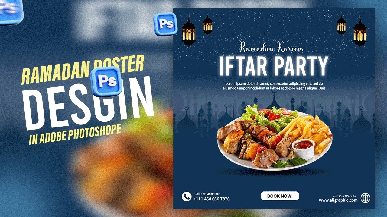 Poster Design in Adobe Photoshop | Photoshop Poster design | poster design