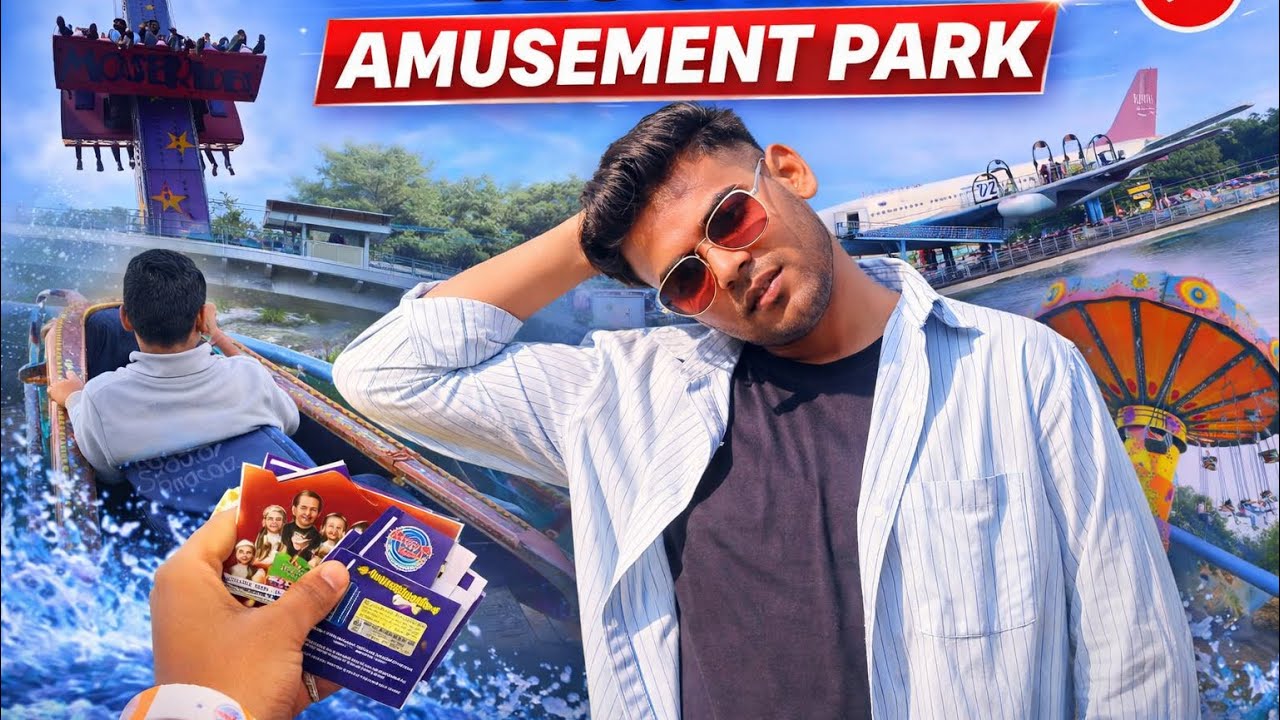 Enjoying in Advanture Island in Delhi🤟🏻🛝