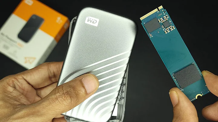 WD My Passport Portable SSD - Disassembly/Extracting NVMe Drive