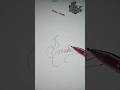 Stylish name  janaki  sk cursive art  how to make a stylish name  stylish signature