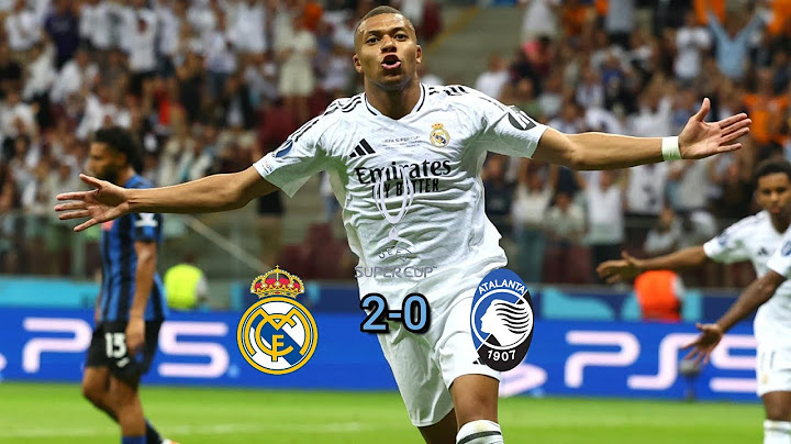 Real Madrid Results: Real Madrid vs Atalanta BC 2-0 UEFA Super Cup 2024 14/08/2024.