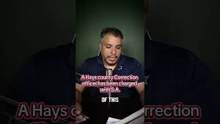 A Hays county corrections officer was just arrested and booked into Guadalupe County #tea #storytime