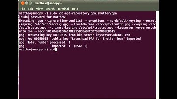 Adding a Launchpad PPA to Ubuntu