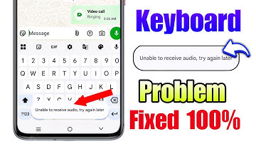 Unable to receive audio. try again later problem solve | Unable to receive audio. try again later