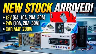බලාපොරොත්තු නොවූ මිලකට! 😎 12V (5A-30A), 24V (10A-30A) Power Supplies සහ Car Audio Setup #ktronic