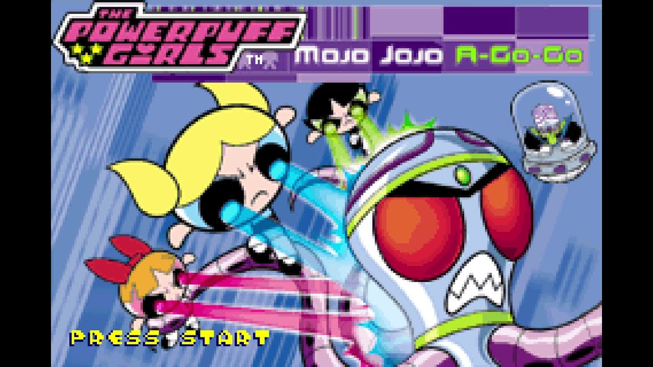 The Powerpuff Girls: Mojo Jojo A-Go-Go. [GBA]. 1CC. 60Fps.