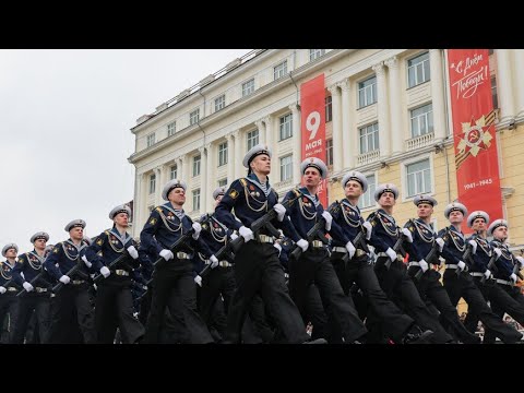 Первый в этом году парад Победы прошел в Петропавловске-Камчатском