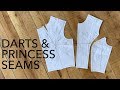 How to Move Darts & Create Princess Seams (Pattern Making Tutorial)