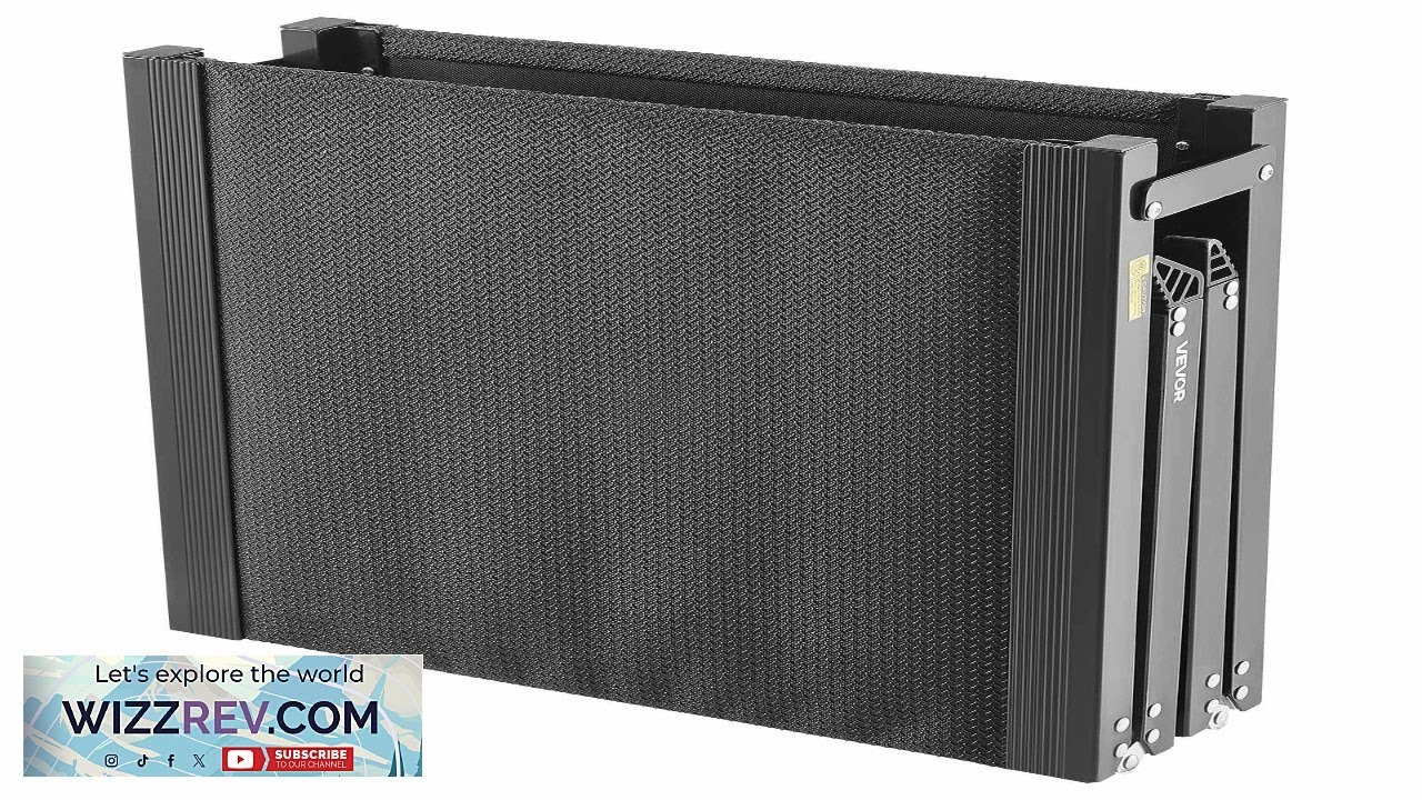 Пандус для собак VEVOR для автомобилей, 71 дюйм (Д) x 17 дюймов (Ш), складной