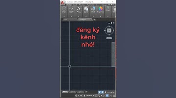AutoCad - Bật tắt lưới trục, trục tọa độ trong AutoCad | #shorts