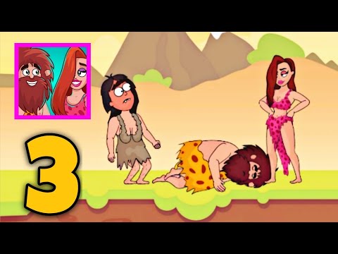 Comics Bob - Funny Caveman Puzzle Game (Levels 26-35) Part 3