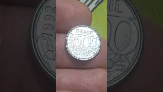 Moeda de 500 Cruzeiros de 1992 lindas valorR$ Mbc 2 Sob 10 e flor de cunho 20 e FDCe 450 reais