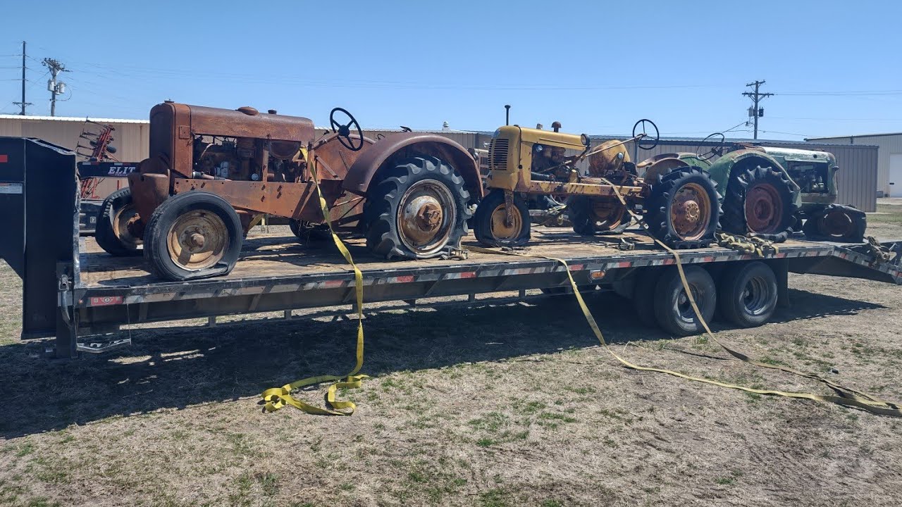 I bought too many tractors on a online auction