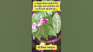 2 अक्टूबर विजय दशमी के दिन करें अचूक उपाय वैभव और धन की कमी नहीं होगीं #pradeepmishra #upay #mahadev