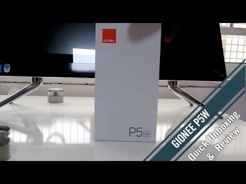 Gionee P5w Quick Unboxing & Review