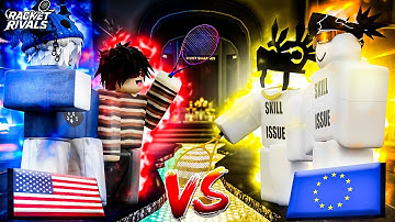 EU VS NA Which Region is The Best at Racket Rivals - Racket Rivals Gameplay