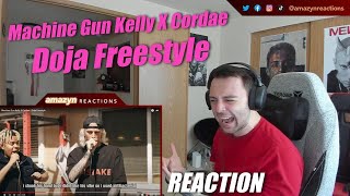 THESE BARS WERE INSANE!! | Machine Gun Kelly X Cordae - Doja Freestyle (REACTION!!)