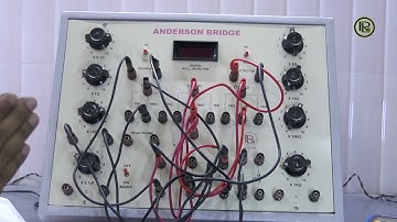 To determine self inductance of a coil by Anderson