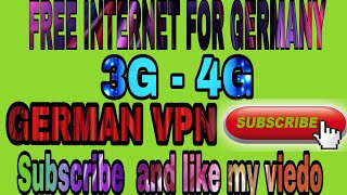 FREE INTERNET FOR GERMANY  THROW #GERMAN VPN # screenshot 1