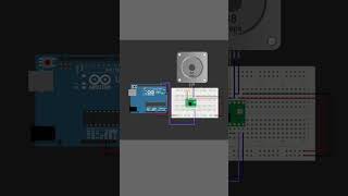 simulation of stepper motor with the help of Arduino #shorts #arduino