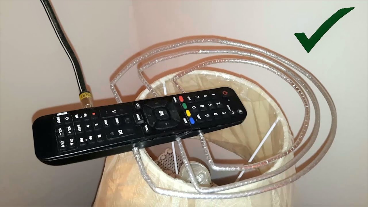 NO TIRES❗ CONVERTIR CONTROL REMOTO EN ANTENA DIGITAL TV 👉DVB-TDT-DTV✔️