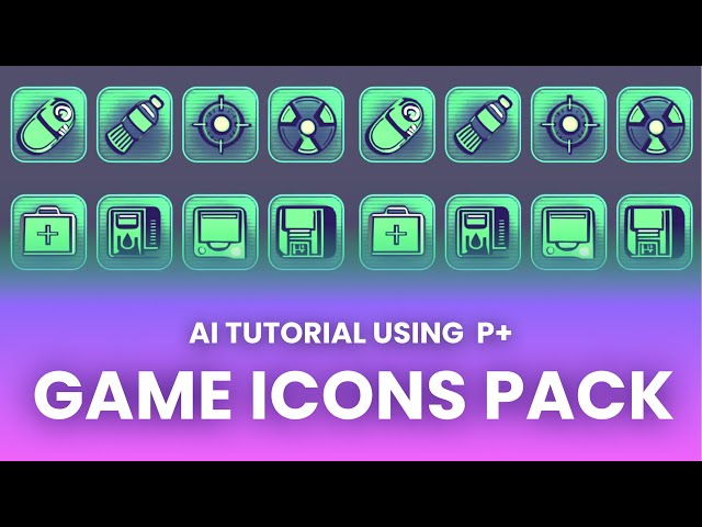 New AI Generated Game Icons