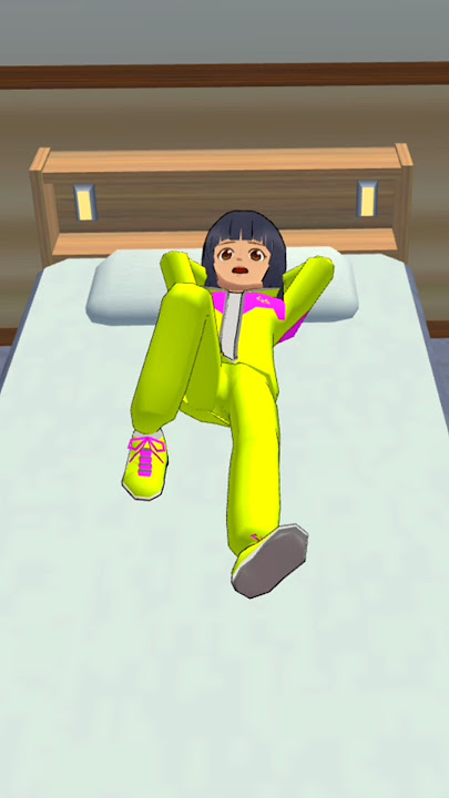 It is not good to sleep like this 😆#sakuraschoolsimulator #shortvideo #viralvideo #sakura