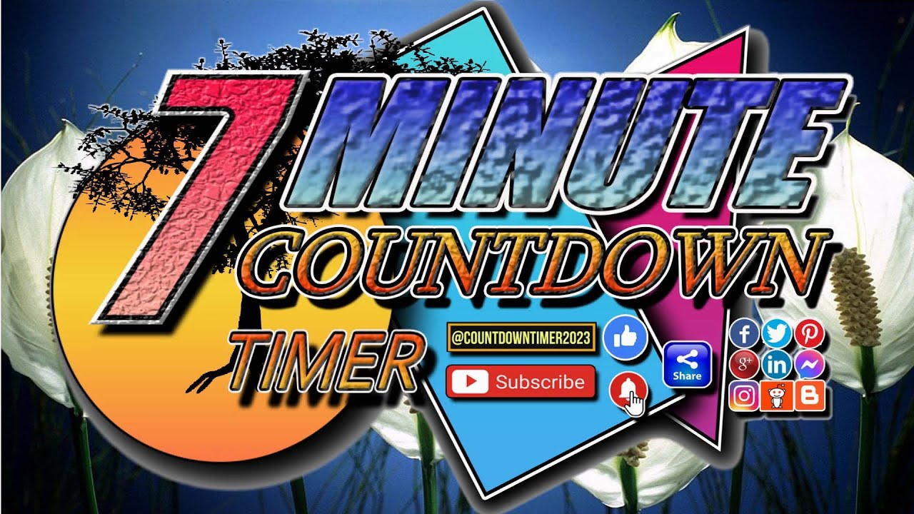 7 minutes countdown timer 