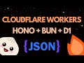Cloudflare workers with bun hono and d1 everything you need to know