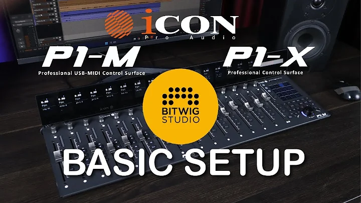 P1-M DAW Controller & P1-X DAW Control Expander Basic Setup with Bitwig