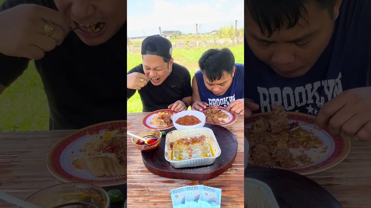 Giant siomai eating challenge😋 #gamechallengeathome #funny #food #mukbang