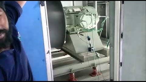 In situ balancing of impeller fan with Precibalance in situ balancing system