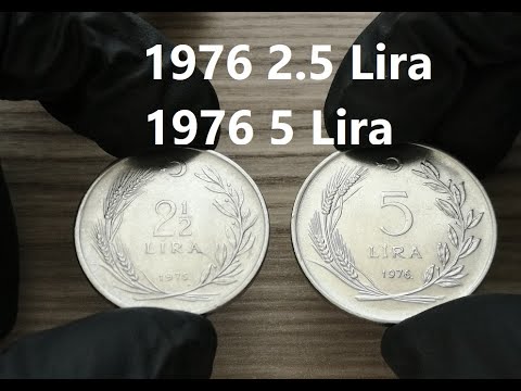 1976 2.5 Lira - 1976 5 Lira
