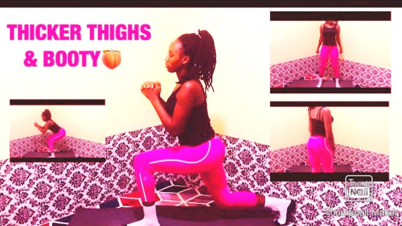 How To Build A THICKER THIGHS Home Workout/Build Your Legs And Your