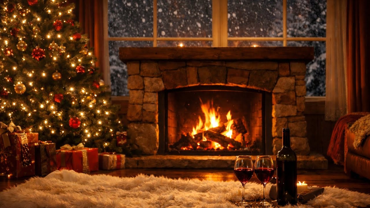 Cosy Fireplace ASMR 4K (