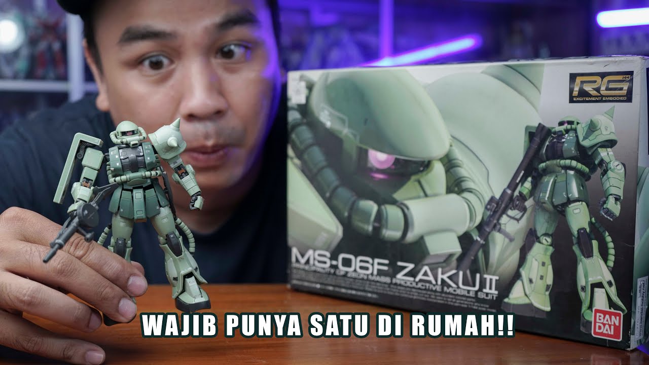REVIEW RG 1/144 ZAKU II, SEBAGUS APA SIH?