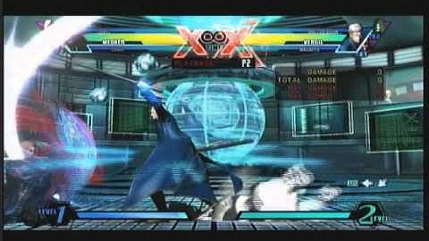 Ultimate Marvel vs Capcom 3 - X-Factor Canceling Spiral Swords