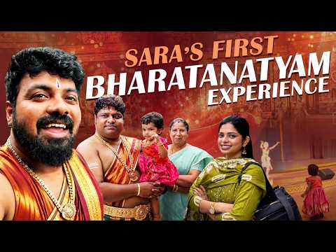 Sara’s First Bharatanatyam Experience! 💃😍 | GK Vlogs